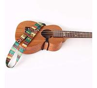 Lahdrhab Adjustable Soft Polyester Guitar Ukulele Guitar Acoustic Bass Shoulder Strap Belt Band Hook Strap