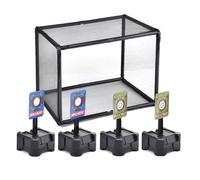 Lahdrhab Auto Reset Target Set for Indoor Outdoor Practice Target Range Black