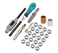 Lahdrhab Bicycle Repair Thread 9/16 Inch Bicycle Thread Tapping Device Cycle Crank Saver Kit Pedal Thread Repair Tap Thread Tool