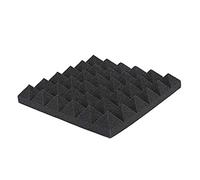 Lahdrhab Charcoal Acoustic Foam Tiles Soundproofing Foam Panels Studio Sound Padding 2 x 10 x 10 Inch(Black+Red)