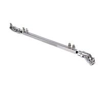 Lahdrhab Double Kick Drum Pedal Drive Shaft Pedal Arm Linking Bar Drum Connecting Rod Silver