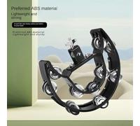 Lahdrhab Drum Set Double Row Rattle, Clip-on Hi-Hat Bell Stand, Extended Hand Bell, Jazz Drum Double Row Hand Bell