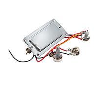 Lahdrhab Electric Guitar Prewired Double Coil Humbucker Guitar Pickup Harness Kit with 500K Potentiometer Volume Tone Pots