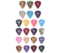 Lahdrhab Guitar Picks Holder Case Bag Organizer Box Include 22 Guitar Picks Guitar Plectrums Storage Pouch for Bass/Ukulele