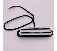 Lahdrhab Hot Rail Pickups Double Track 11K Alnico5 Guitar Pickup Fit Strat Tele Electric Guitar, White