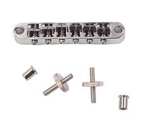 Lahdrhab LP Bridge Tune O Bridge Adjustable Chrome Plated Guitar Bridge for Guitars Musical Replacement Accessory