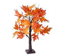 Lahdrhab Maple Leaf Tree Lights with 24 LEDs 60cm Light Tree + Autumn Leaves Decoration for Table Autumn
