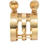 Lahdrhab New Carved Metal Ligature Alto Sax Clarinet Mouthpiece Ligature Clip For Alto Saxophone