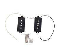 Lahdrhab P Bass Pickup Humbucker Pickup For 4 String P Bass Replacement Part, Black