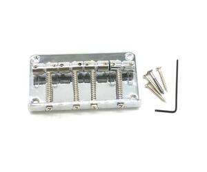Lahdrhab Pb4 String Bass Bridge Tailpiece Fixed Saddles for Electric or Precision Bass