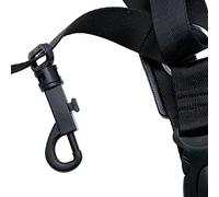 Lahdrhab Saxophone Strap,Universal Double Shoulder Leather Strap for Sax, Adjustable Padded Harness Strap for Baritone Tenor Alto