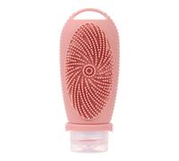 Lahdrhab Silicone Travel Refillable Bottle Cleansing Brush Portable Shampoo Bottles Lotion Cosmetics Container Trip F