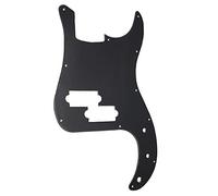 Lahdrhab Single Layer Black 11 Hole Bass Pickguard Scratch Plate Pick Guard for 4 String American/Mexican Standard Accessories