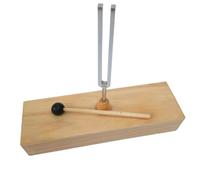 Lahdrhab Tuning Fork 256HZ Tuning Fork with Wooden Resonant Box Acoustic Science Tools for Sound Therapy, Yoga, and Relaxation