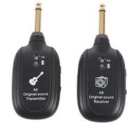 Lahdrhab UHF Guitar Wireless System Transmitter Receiver Built-in Rechargeable