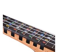 Lahdrhab Ukulele Fretboard Stickers Chord Fret Stickers Note Sticker Finger Guide for Ukulele Beginner 10PCS