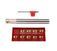 LAHDYFHOE90 Degrees BAP 300r Square Shoulder Indexable End Mill Face Milling Arbor End Milling Shell Cutter APMT1135 Miilling Insert(300R+APMT1135)