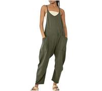 Lahloya - Lahloya Maternity Jumpsuit, Lahloya Maternity Jumpsuit Cotton Oversized Jumpsuit Romper Overalls Women (S,Green-2)