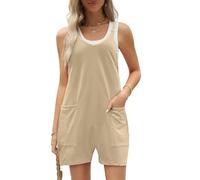 Lahloya Maternity Jumpsuit,2025 New Oversized Jumpsuit - Maternity & Postpartum,Adjustable Straps (khaki a,S)