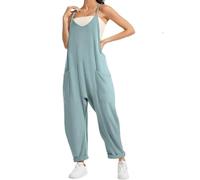 Lahloya Maternity Jumpsuit, Lahloya Jumpsuit, Oversized Jumpsuit Romper-Maternity & Postpartum (Light Green,M)