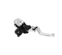 LAHMNR Motorcycle Brake Clutch Levers Brake Clutch Pump Master Cylinder Motorcycle Lever Handlebar Hydraulic Clutch 22 Mm(Silver Right)