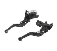 LAHMNR Motorcycle Brake Clutch Levers Motorcycle Clutch Lever Brake Lever Universal Accessories for Kawasaki Motocross Modification Dirt Pit(Black)