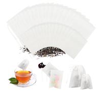 lahnao 400Pcs Tea Bags Empty, 7x9/5.5x7cm Reusable Tea Bags, Spice Bags for Cooking with Drawstring, Empty Tea Bags for Loose Tea, Spices, Coffee and Herbs