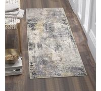 Lahome Carpet Runner Modern Short Pile Runner Rug Runner Rug Runner Rug Runner Rug Runner Rug for Laundry Room Kitchen Hallway Door Bedroom (Grey, 5 x 12 cm)