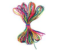 lahomia 101FT 4mm RainBow Color Paracord Rope 7 Strand Parachute Cord, Great for Making
