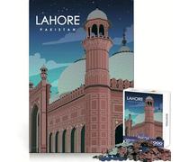 Lahore Pakistan 1000 Piece Jigsaw Puzzle Mind Challenge Peaceful Recreation Seamless Fit Perfect Present size 38x52cm