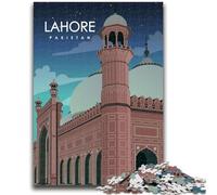 Lahore Pakistan 1000 Piece Jigsaw Puzzles for Adults, Stress Reliever Difficult Challenge for Home Decoration for 14+ 1000pcs(50x75cm)