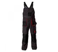 LAHTI PRO LPSR0252 PN-EN ISO 13688 Men's Work Dungarees Safety Trousers Black Size L/52