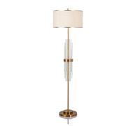 LAHTIQWE Luxury Floor Lamp, Crystal Modern Standing Lamp，Bedside Tall Lamp，Dimmable Reading Corner for Living Room Bedroom