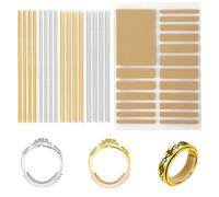 Lahviuu Ring Size Adjuster for Loose Ring 35 pcs Rings Adjuster Invisible Rings Sizers Tightener Resizer Adjustment Tool for Woman Men Jewelry