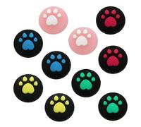 Lahviuu Thumb Grip Caps,10 pcs Soft Silicone Joystick Covers Replacement Thumb Grips Covers Thumb Stick Grip Cap Analog Stick Covers,Compatible with Switch Nintendo 1.8cm