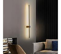 LAI HO Modern Simple Linear Tube LED Wall Lamp, Home Bedroom Living Room Surface-Mounted Sofa Background Wall Sconce Lighting Fixture