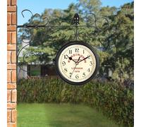 Laiashley Wall Clock - Paddington Station Design, Screw Mounting Kit, Waterproof for Indoor and Outdoor Garden (12.5cm)