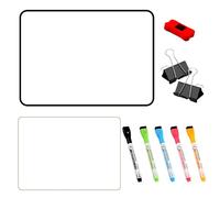 LAIBOREC A3 Magnetic Whiteboard & A4 Handheld White Board Set, Double Sided Portable White Boards for Kids Students Homeschool Classroom Office Supplies, Smooth Writing Easily Cleaned
