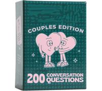 LAIBUY Conversation Cards - Couple Card Game for Date Nights & Travel Adventures | Great Gift for Couples - 200 Questions & 2 Wild Cards
