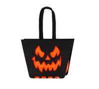 LAIBUY Halloween Felt Candy Bag - DIY Customizable Trick or Treat Bucket for Kids Boys Girls Party Favors Festival Outdoor Activities
