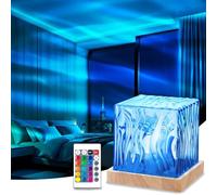 LAIBUY Northern Lights Projector, Aurora Light Projector Luminorthe Cube Lamp Mood Ambient Lighting with 16 Colors and Aurora Drift Effects for Room Decor Teen Girl Gifts Classroom