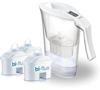 LAICa Water Filter Jug, 2.3 Litre Capacity, With 3 Bi-Flux Water Filter Cartridges
