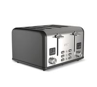 LAICA Filter Kettle and Toaster with Fast Boil and 4 Wide Slots Anthracite