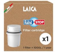 LAICA MikroPlastik-STOP Water Filter Cartridge - Reduces Microplastics | Reduces microplastics by up to 99.99%*, 1 filter (1 year, 1000L), Made in Italy