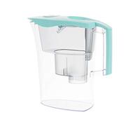 LAICA MikroPLASTIK-STOP Water Filter Jug - Dual Filtration with 3 Bi-flux Water filter Cartridge + 1 MikroPLASTIK-STOP, Blocks ≥99.5% Microplastics ≥0.1 μm - 3L Capacity, Manual Timer, Made in Italy