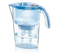 LAICA Stream Line Filter Jug, 2.3L + 1 x 30 Day bi-Flux Water Filter Cartridge, Maintains Useful Mineral Salts, Reduces Chlorine, Limescale and Other Impurities - Lavender