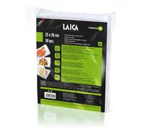 Laica Vacuum Sealer Bags, 50 Bags,25X30 Cm, For Food Storage, Sous Vide Cooking
