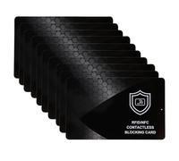 Laicaii 10PCS RFID Blocking Card, Credit Card Holder RFID Blocking Slim Design, Safe Card Wallet with Bank Card Protector Technology for Contactless Cards, Safe Card, Effective Card Protection