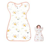 Laicaii Transition Swaddle, Baby Swaddle Blanket 0-6 Months for Sleeping Comfort, Cotton Sleeping Bag with Button Wings for Newborn for Easy Transition, Suitable for All Seasons, 12lbs Below