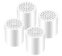 Laicky 4 Pack 20 Stage Shower Filter Universal Replacement Cartridge Hard Water Purifier Removes Chlorine, Heavy Metals, Iron, Other Sediments, Water Softener with High Output, Skin and Hair Healthy